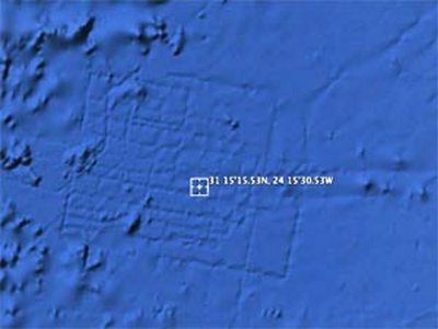 На картах Google обнаружена легендарная Атлантида