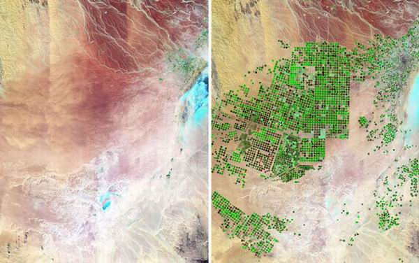 Как человек изменил Землю – снимки со спутника