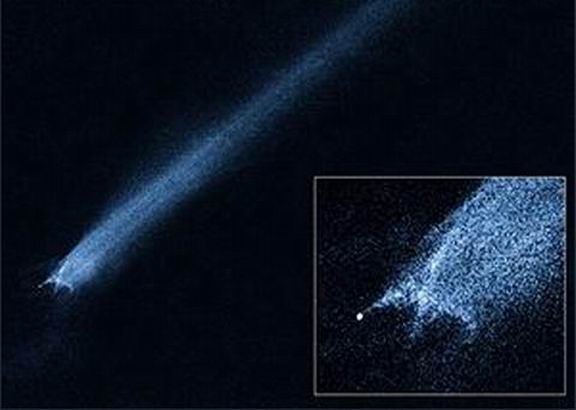 Крестообразный астероид похож на космический корабль
