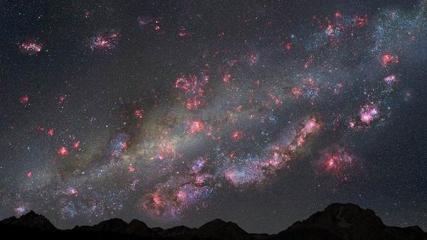 Как могло выглядеть ночное небо над нами 10 миллиардов лет назад?