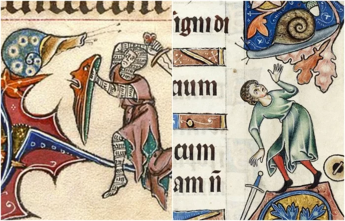 Почему на средневековых картинах рыцари боролись с «чудищами» в виде улиток